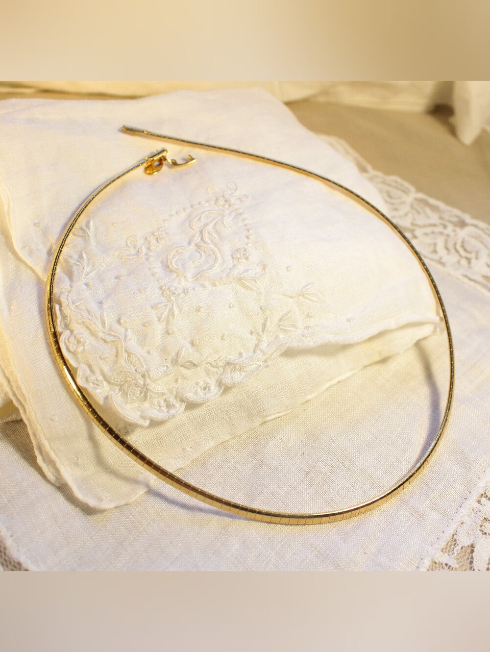Vintage Nolan Miller Gold-Tone Omega Chain Necklace